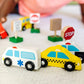 Buy now Melissa & Doug Wooden Vehicles and Traffic Signs with 6 Cars and 9 Signs at indiglob india