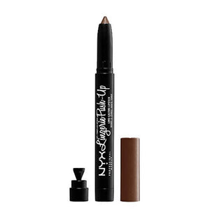 NYX PROFESSIONAL MAKEUP Lip Lingerie Push-Up Long Lasting Plumping Lipstick - After Hours (Warm Brown Nude)