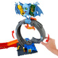 Buy now Hot Wheels City Toy Car Track Set, Bat Loop Attack with Adjustable Loop & Launcher, 1:64 Scale Vehicle, Connects to Other Sets at indiglob india
