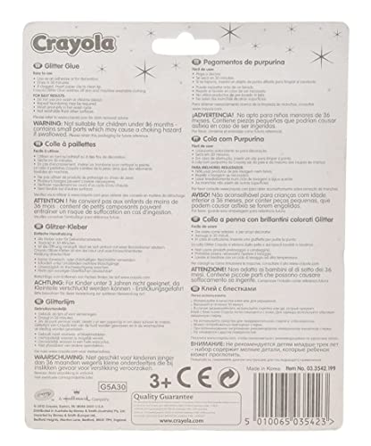 Buy now Crayola Glitter Glue, 9-Count at indiglob india