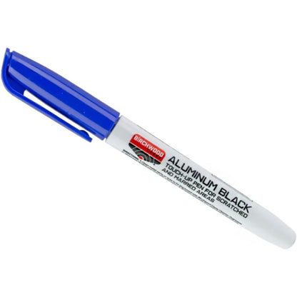 Birchwood Casey Fast-Drying Fast-Acting Aluminum Black Metal Finish Touch-Up Pen for Restoring Scratched and Marred Areas