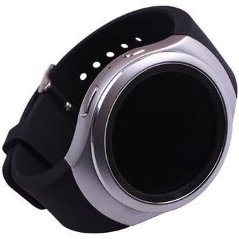Buy now ECSEM Large Silicone Replacement Wristbands Compatible with Samsung Gear S2 SM-R720 SM-R730 Smartwatch - Gear S2 Band/Strap - Black at indiglob india