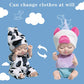 Buy now ONEST 12 Sets 4 Inch Dolls Cute Baby Dolls Mini Dolls with Clothes Mini Sleeping Dolls with Doll Accessories at indiglob india
