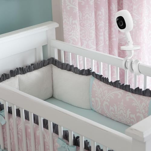 Buy now iTODOS Baby Monitor Mount Compatible with Nanit Pro Smart Baby Monitor & Flex Stand, Versatile Twist Mount Without Tools or Wall Damage,Travel Monitor Accessory -White at indiglob india