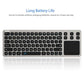 Buy now Arteck 2.4G Wireless Touch TV Keyboard with Easy Media Control and Built-in Touchpad Mouse Solid Stainless Ultra Compact Full Size Keyboard -Connected Computer, Smart TV, HTPC at indiglob india