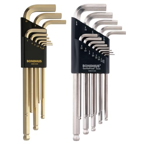 Buy now Bondhus 20399 Ball End L-Wrench DoublePK w/BriteGuard & GoldGuard Finish at indiglob india