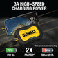 Buy now DEWALT Heavy Duty Portable Charger, Power Bank, Travel Worksite 10,000 mAh Battery Pack with USB-C Port for iPhone 17/16 Plus Pro Max, iPhone 15/14/13, Samsung Galaxy at indiglob india