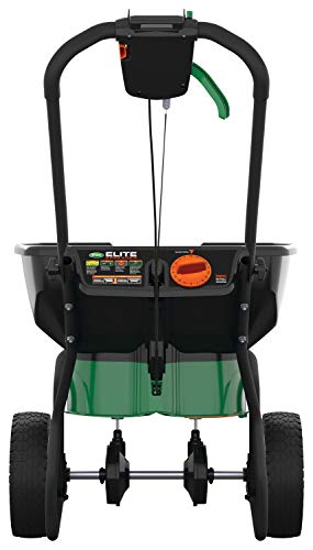 Buy now Scotts Turf Builder EdgeGuard DLX Broadcast Spreader for Seed, Fertilizer, Salt, Ice Melt, Holds up to 15,000 sq.ft. Product at indiglob india