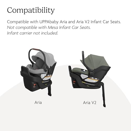 Buy now UPPAbaby Extra Aria Car Seat Base/Compatible with Aria Infant Car Seats/SmartSecure Installation with Load Leg at indiglob india