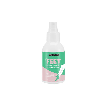 Buy now Freeman Flirty Feet Instant Foot Peeling Spray, Exfoliating Foot Mask For Summer, Moisturizing & Smooth Dry, Cracked Heels, Remove Dead Skin Quickly, Cruelty-Free & Vegan, 4 fl.oz./ 118 ml Bottle at indiglob india
