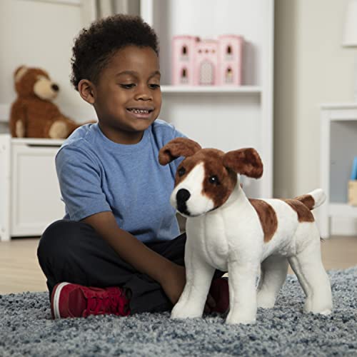 Buy now Melissa & Doug Giant Jack Russell Terrier - Lifelike Stuffed Animal Dog (Over 12 inches Tall) at indiglob india