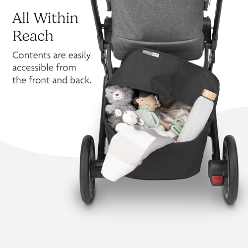 Buy now UPPAbaby Basket Cover for Cruz V2 and V3 Strollers - Protects and Conceals Belongings - Easy Attachment and Access - Water-Resistant Material at indiglob india