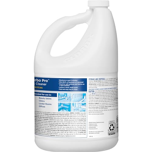 Buy now CloroxPro Clorox Turbo Disinfectant Cleaner for Sprayer Devices, Bleach-Free Healthcare Cleaning and Industrial Cleaning, Kills Cold and Flu Viruses, 121 Fl. Oz. - 60091 (Pack of 3) at indiglob india