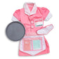 Buy now Melissa & Doug Waitress Role Play Costume Set (7 pcs) - Includes Apron, Order Pad, Cap at indiglob india