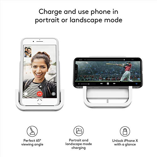 Buy now Logitech Powered Wireless Charging Stand for iPhone 8, 8 Plus, X, XS, XS Max and XR at indiglob india