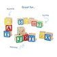 Buy now Melissa & Doug Deluxe Wooden ABC/123 1-Inch Blocks Set with Storage Pouch (50 pcs) at indiglob india