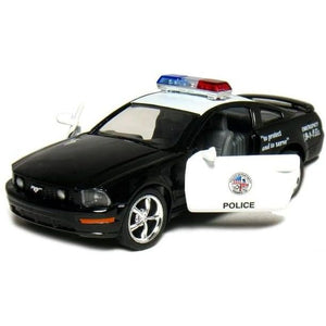 KiNSMART - 2006 Ford Mustang GT 1:38 Scale 5" Die Cast Metal Model Toy Car (Police)