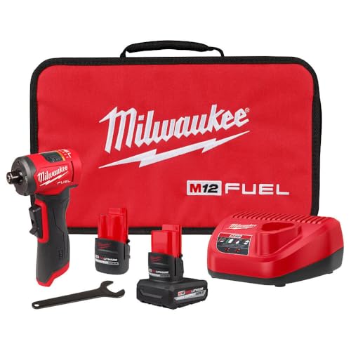 Buy now Milwaukee Electric - M12 Fuel 1/4 INCH Right Angle DIE Grinder 2 Batter at indiglob india