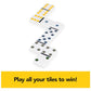 Buy now Spin Master Games, Mexican Train Dominoes Set in Aluminum Carry Case, Includes Colorful Trains for Fun-Filled Family Game Night, for Kids & Family, 2-8 Players, for Ages 8 & Up at indiglob india