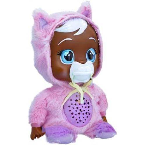 Cry Babies Goodnight Starry Sky Emmy - 12'' Bedtime Baby Doll | Plays 5 Lullabies and Night Light Projection, Multicolor - My Store