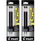 Pilot, G2 Gel Ink Refills, Extra Fine Point 0.5 mm, Black, Pack of 2