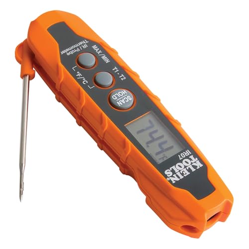 Buy now Klein Tools IR07 Dual Infrared (IR) and Probe Pocket Size LCD Digital Thermometer at indiglob india