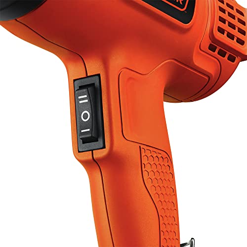 Buy now BLACK+DECKER Heat Gun for Crafts, Corded, Dual Heat Settings up to 1000 Degrees, 1350 Watt (HG1300) at indiglob india