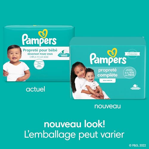 Buy now Baby Wipes, Pampers Baby Diaper Wipes, Complete Clean Unscented, 3X Pop-Top Pack, 216 Count at indiglob india