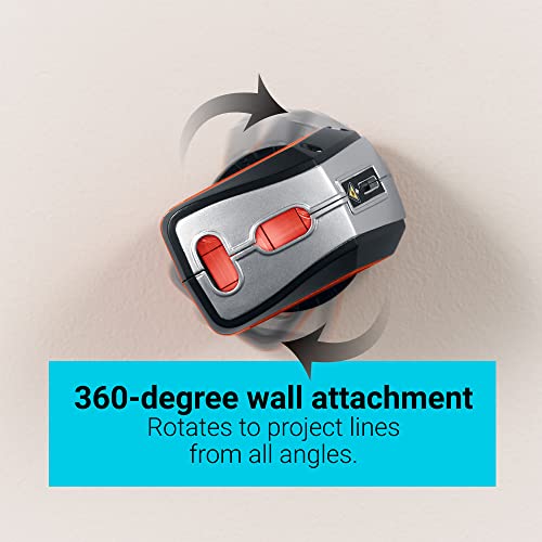 Buy now BLACK+DECKER Laser Level, Self-Leveling, 360 Degree Wall Attachment, AA Batteries Included (BDL220S), 7.25 x 7 x 2.5 inches at indiglob india