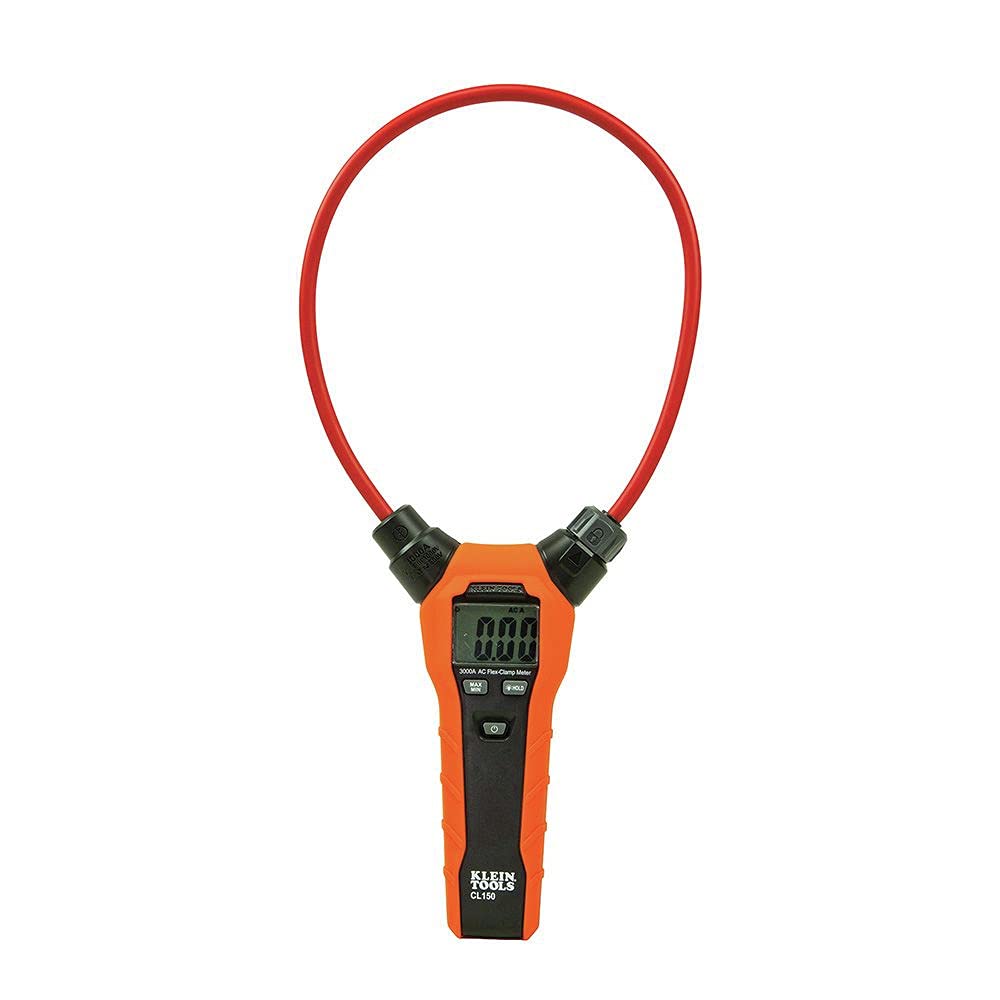 Buy now Klein Tools CL150 Clamp Meter, AC Electrical Tester with 18-Inch Flexible Clamp, True RMS Readings, Auto Ranging and More at indiglob india