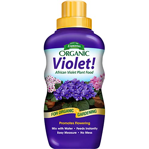 Buy now Espoma Organic Violet! 8-Ounce Concentrated Plant Food – Plant Fertilizer and Bloom Booster for All Violets and Indoor Flowering Plants. Promotes Vigorous Growth and Blooming. at indiglob india