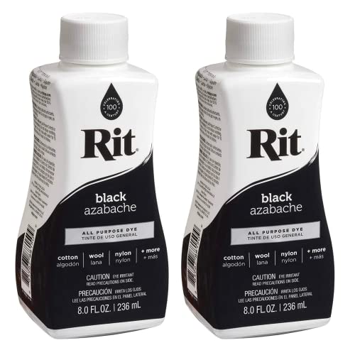 Buy now Rit Dye Liquid Fabric Dye, 8 fl oz, Black, 2-Pack at indiglob india