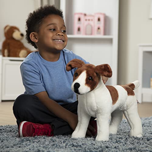 Buy now Melissa & Doug Giant Jack Russell Terrier - Lifelike Stuffed Animal Dog (Over 12 inches Tall) at indiglob india