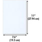Buy now K&R Plastics, Inc. Styrene Sheets 7.6x11x.030 White - 4 Pack at indiglob india
