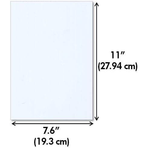 Buy now K&R Plastics, Inc. Styrene Sheets 7.6x11x.030 White - 4 Pack at indiglob india