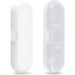 Fowecelt 2 Pack Electric Toothbrush Travel Case for Oral-B Pro and Other Electric Toothbrush, Portable Travel Toothbrush Holder (White & Clear)