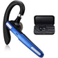 COMEXION Bluetooth Headset, Wireless Bluetooth Earpiece V5.0 Hands-Free Earphones with Stereo Noise Canceling Mic, Compatible iPhone Android Cell Phones Driving/Business/Office