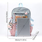 Buy now JQWSVE Kawaii Backpack with Kawaii Pins and Accessories Cute Backpack Aesthetic Backpack Women Lightweight Travel Rucksack at indiglob india