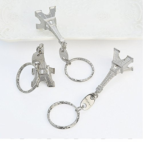Buy now baotongle 15pcs Eiffel Tower Keyring, Paris Eiffel Tower Keychains 3-D Key Ring French Souvenirs Retro Adornment Cute Lovely Decorative Metal Craft Art Statue Model for Table Decor Gifts Silver at indiglob india