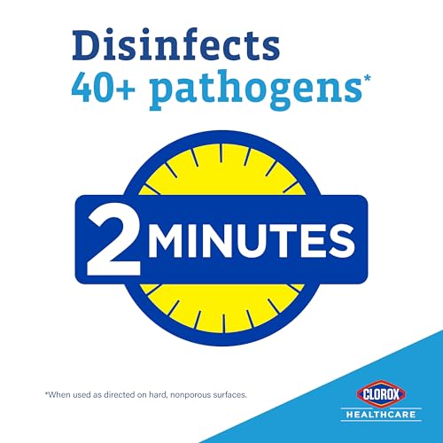 Buy now CLOROX Healthcare VersaSure Cleaner Disinfectant Wipes, 6" x 5", 150 Count Canister (Package May Vary) at indiglob india