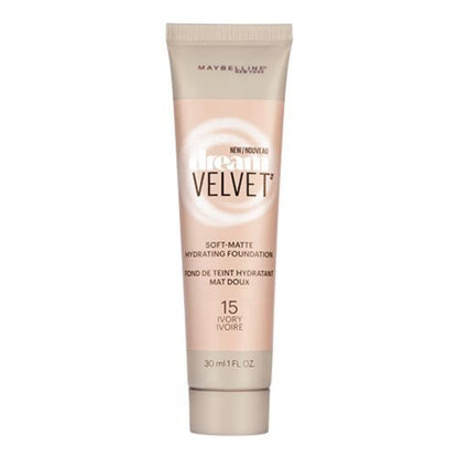 Maybelline New York Dream Velvet Soft-Matte Hydrating Foundation, Caramel, 1 fl. oz.