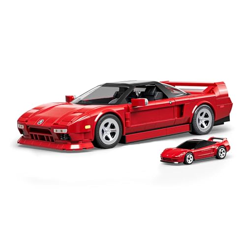 Buy now Hot Wheels 1/16 Honda Acura NSX 1990 Building Kit, 876 Pieces, Includes 1/64 Mini Car, Hot Wheels Mattel at indiglob india