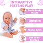 Buy now Liberty Imports Baby Bath Toys 13-Inch Little Newborn Doll Bath Set - Real Working Bathtub with Detachable Shower Spray and Accessories for Kids Pretend Play at indiglob india