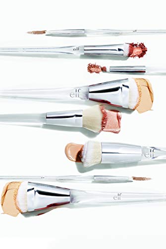 Buy now e.l.f. Precision Swirl Foundation Brush, Blends Liquid Foundation Smoothly Onto Skin, Triangular Handle For Ultimate Control, Vegan & Cruelty-Free at indiglob india