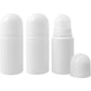 lasenersm 3 Pieces 1.69oz /50ml Empty Refillable Roll On Bottles Plastic Roller Bottle Plastic Rollerball Bottles Reusable Leak-Proof DIY Deodorant Containers for Essential Oil Perfumes Balms