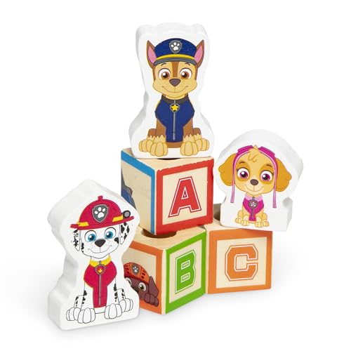 Buy now Melissa & Doug PAW Patrol Wooden ABC Block Truck (33 Pieces) at indiglob india