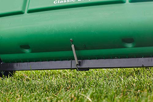 Buy now Scotts Turf Builder EdgeGuard DLX Broadcast Spreader for Seed, Fertilizer, Salt, Ice Melt, Holds up to 15,000 sq.ft. Product at indiglob india