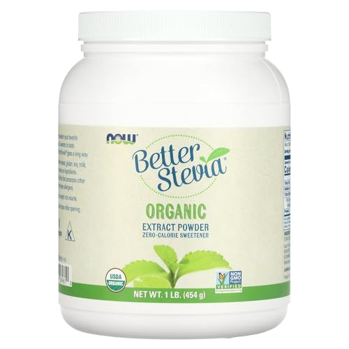 Buy now Now Foods Better Stevia Certified Organic Extract Powder 1 Lb (454 G) Powder at indiglob india