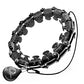 Buy now 24 Knots Weighted Hula Fit Hoop,Smart Hula Hoop Detachable Massage Exerciser Fitness for Adults Beginners Weight Loss and Exercis (Black) at indiglob india