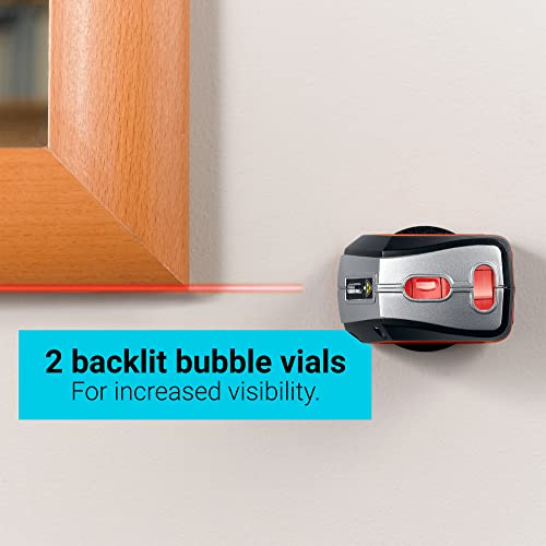 Buy now BLACK+DECKER Laser Level, Self-Leveling, 360 Degree Wall Attachment, AA Batteries Included (BDL220S), 7.25 x 7 x 2.5 inches at indiglob india